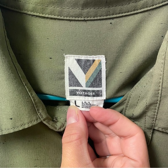 Voyager Men Outdoor Camping Fishing Angler Hunting Long Sleeve Gorpcore Large - Picture 10 of 12